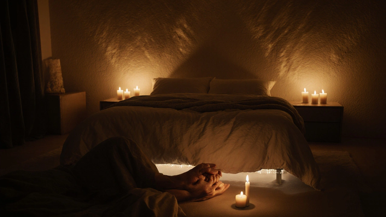 Světla a svíčky pro tantrickou atmosféru: Jak nastavit teplotu a barvu světla pro hlubokou intimitu