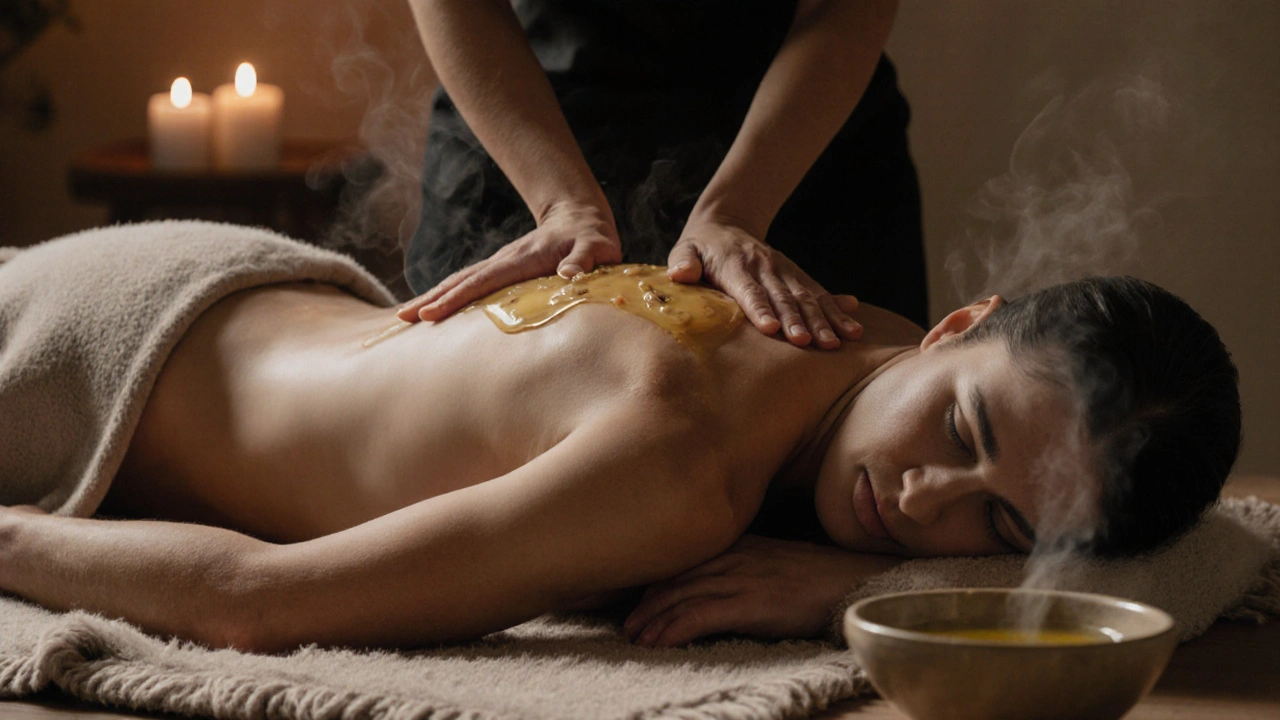 Techniky pro vedení energie stranami těla v tantrické masáži