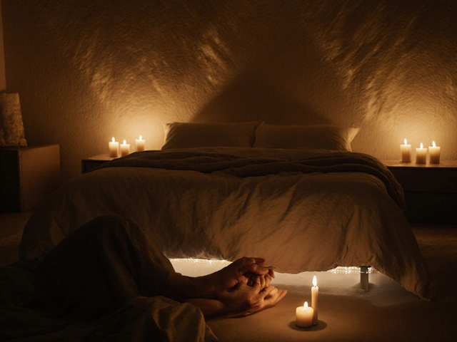 Světla a svíčky pro tantrickou atmosféru: Jak nastavit teplotu a barvu světla pro hlubokou intimitu