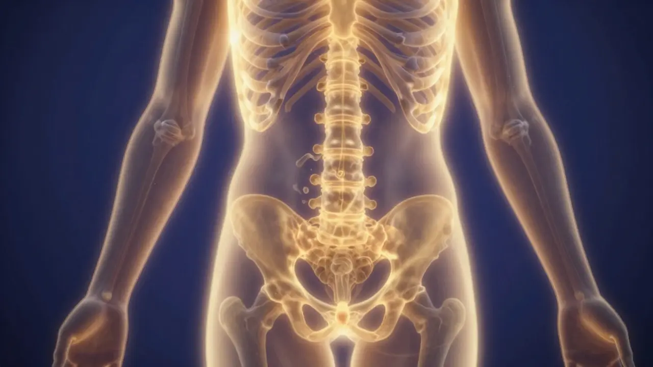 Energetický proud zlaté světlo cestuje tělem, místo pohlavních orgánů, pomalu uvolňující bloky v břiše a bedrech.